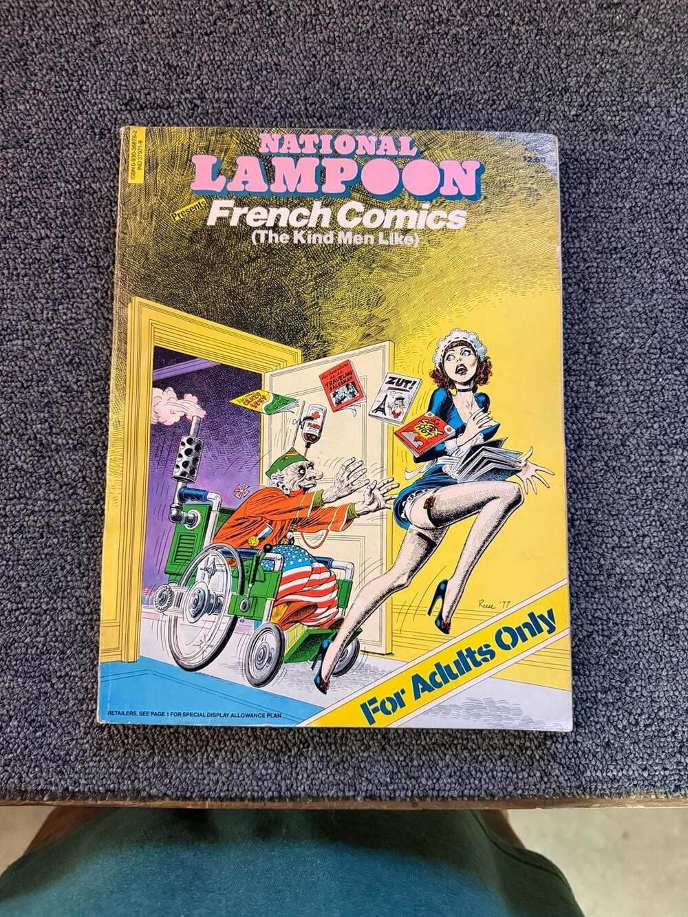 National Lampoon Presents French Comics (The Kind Men Like) 1977 Vintage Humor M